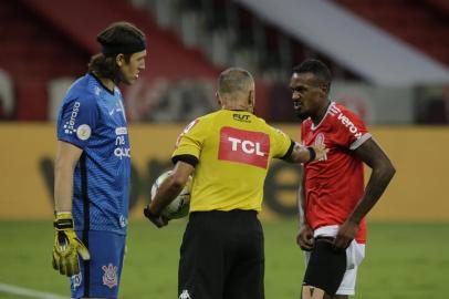 PORTO ALEGRE, RS, BRASIL - 25.02.2021 - O Inter recebe o Corinthians no Estádio Beira-Rio, pela 38ª e última rodada do Brasileirão. (Foto: Mateus Bruxel/Agencia RBS)<!-- NICAID(14723174) -->