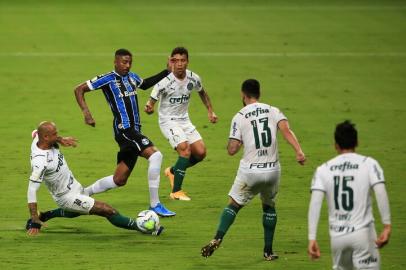 PORTO ALEGRE, RS, BRASIL, 28/02/2021- Grêmio x Palmeiras: jogo de ida da final da Copa do Brasil. Foto: André Ávila / Agencia RBS<!-- NICAID(14724650) -->