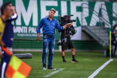 Gremio x PalmeirasRS - FUTEBOL/COPA DO BRASIL 2020 /GREMIO X PALMEIRAS - ESPORTES - Lance da partida entre Gremio e Palmeiras disputada na noite deste domingo, no Allianz Parque, em Sao Paulo, valida pela grande final da Copa do Brasil 2020. FOTO: LUCAS UEBEL/GREMIO FBPAEditoria: SPOLocal: Sao PauloIndexador: Lucas UebelSecao: futebolFonte: Gremio.netFotógrafo: Gremio x Palmeiras<!-- NICAID(14729781) -->