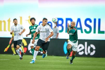 Gremio x PalmeirasRS - FUTEBOL/COPA DO BRASIL 2020 /GREMIO X PALMEIRAS - ESPORTES - Lance da partida entre Gremio e Palmeiras disputada na noite deste domingo, no Allianz Parque, em Sao Paulo, valida pela grande final da Copa do Brasil 2020. FOTO: LUCAS UEBEL/GREMIO FBPAEditoria: SPOLocal: Sao PauloIndexador: Lucas UebelSecao: futebolFonte: Gremio.netFotógrafo: Gremio x Palmeiras<!-- NICAID(14729765) -->