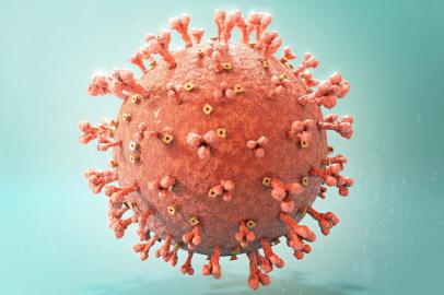 03/12/2020- Ilustração do coronavirus. Foto: Jonatan Sarmento  / Agencia RBS<!-- NICAID(14659754) -->