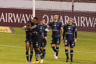 Quito, ECUADOR- 16/03/2021- Copa CONMEBOL Libertadores 2021 - Ind Del Valle (ECU) vs Unión Española (CHI), Estadio Rodrigo Paz Delgado. Photo By Staff Images / CONMEBOL<!-- NICAID(14737370) -->