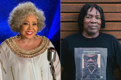 Alcione e Milton Nascimento são vacinados contra a covid-19 em 24.3.21<!-- NICAID(14742593) -->