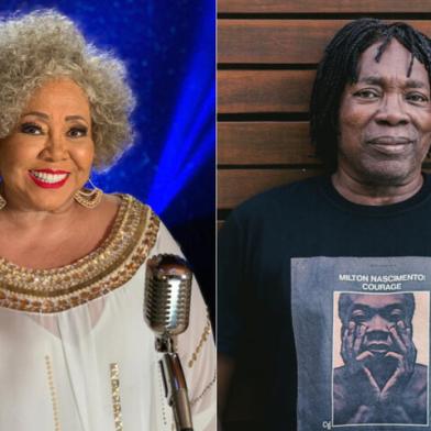 Alcione e Milton Nascimento são vacinados contra a covid-19 em 24.3.21<!-- NICAID(14742593) -->