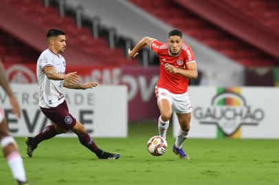 Jogo entre Inter x Caxias, no Beira-Rio, pela 6ª rodada do Gauchão. Na foto, o volante Praxedes. <!-- NICAID(14743258) -->