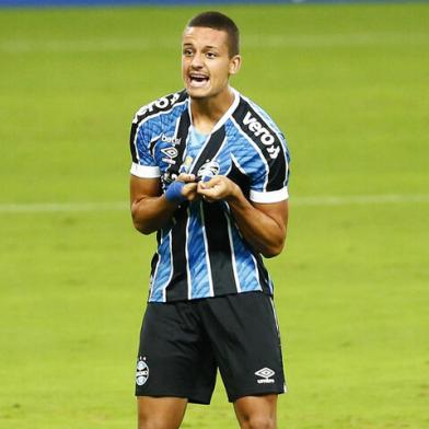 PORTO ALEGRE, RS, BRASIL,  28/03/2021- Grêmio x Pelotas: jogo da sétima rodada do Gauchão. Foto: Marco Favero / Agencia RBS<!-- NICAID(14745074) -->