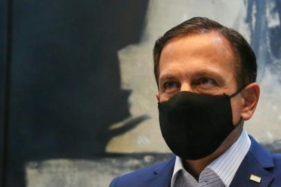 O Governador do Estado de São Paulo, João Doria, participa de reunião Virtual com presidente da Federação Brasileira de Bancos (FEBRABAN) Isaac Sidney + participantes .<!-- NICAID(14745949) -->