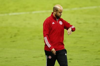 PORTO ALEGRE, RS, BRASIL - 31.03.2021 - O Inter recebe o São José no Estádio Beira-Rio, em confronto válido pela oitava rodada do Campeonato Gaúcho. (Foto: Marco Favero/Agencia RBS)<!-- NICAID(14747836) -->