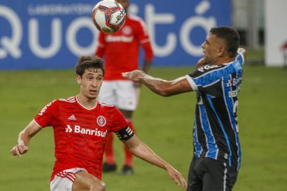 PORTO ALEGRE, RS, BRASIL - 03.04.2021 - Grêmio e Inter se enfrentam na Arena pela nona rodada do Campeonato Gaúcho. (Foto: Jefferson Botega/Agencia RBS)Indexador: Jeff Botega<!-- NICAID(14749797) -->