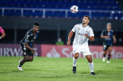 Gremio x Independiente Del ValleRS - FUTEBOL/CONMEBOL LIBERTADORES 2021 /GREMIO X INDEPENDIENTE DEL VALLE - ESPORTES - Lance da partida entre Independiente Del Valle e Gremio disputada na noite desta sexta-feira, no EstÃ¡dio Defensores Del Chaco, em AssunÃ§Ã£o, valida pela Conmebol Libertadores 2021. FOTO: LUCAS UEBEL/GREMIO FBPAEditoria: SPOLocal: AssuncaoIndexador: Lucas UebelSecao: futebolFonte: Gremio.netFotógrafo: Gremio x Independiente Del Valle<!-- NICAID(14754751) -->