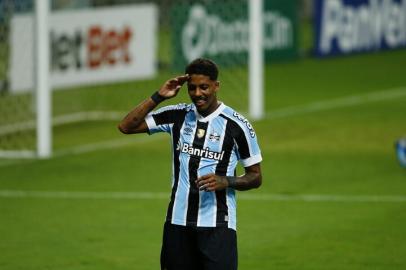 PORTO ALEGRE, RS, BRASIL - 18.04.2021 - Grêmio recebe o Novo Hamburgo pelo Campeonato Gaúcho 2021. (Foto: Félix Zucco/Agencia RBS)<!-- NICAID(14760920) -->