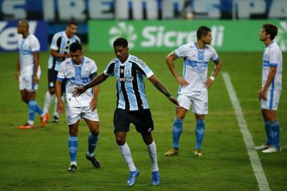 PORTO ALEGRE, RS, BRASIL - 18.04.2021 - Grêmio recebe o Novo Hamburgo pelo Campeonato Gaúcho 2021. (Foto: Félix Zucco/Agencia RBS)<!-- NICAID(14760917) -->