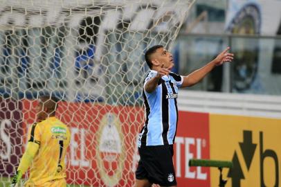 PORTO ALEGRE, RS, BRASIL - 22.04.2021 - O Grêmio recebe o La Equidad-COL pela fase de grupos da Copa Sul-Americana. (Foto: André Ávila/Agencia RBS)<!-- NICAID(14764655) -->