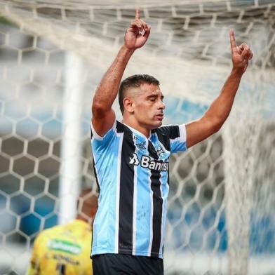 Diego Souza, centroavante do Grêmio