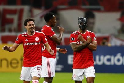 PORTO ALEGRE, RS, BRASIL - 27.04.2021 - O Inter recebe o Deportivo Táchira-VEN no Beira-Rio pela segunda rodada da fase de grupos da Libertadores. (Foto: Félix Zucco/Agencia RBS)<!-- NICAID(14768281) -->