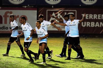 CAXIAS DO SUL, RS, BRASIL, 02/05/2021. Caxias x Grêmio, jogo de ida válido pela semifinal do Campeonato Gaúcho (Gauchão 2021) e realizado no estádio Centenário. (Porthus Junior/Agência RBS)<!-- NICAID(14772302) -->