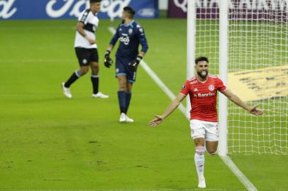 PORTO ALEGRE, RS, BRASIL - 05.05.2021 - O Inter enfrenta o Olimpia-PAR pela terceira rodada da fase de grupos da Libertadores. (Foto: Marco Favero/Agencia RBS)<!-- NICAID(14775573) -->