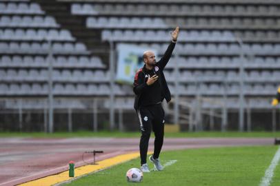 SAN CRISTÓBAL, VENEZUELA - 11.05.2021 - O Inter enfrenta o Deportivo Táchira na Venezuela, pela quarta rodada da fase de grupos da Libertadores da América.<!-- NICAID(14780622) -->