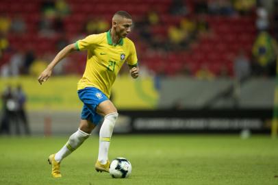 Brasil Seleção Brasileira x Catar no Estádio Nacional de Brasília. Richarlison. Lucas Figueiredo/CBF<!-- NICAID(14121338) -->