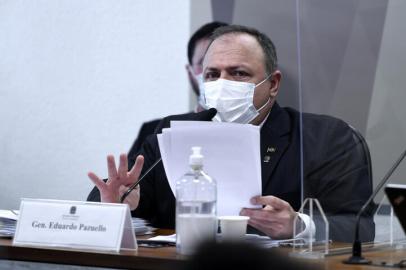 ComissÃ£o Parlamentar de InquÃ©rito da Pandemia (CPIPANDEMIA) realiza oitiva do ex-ministro da SaÃºde. O objetivo Ã© obter respostas sobre a conduta do ex-ministro nos dez meses em que esteve Ã  frente do ministÃ©rio, em pontos como postura governamental, isolamento social, vacinaÃ§Ã£o, colapso em Manaus e omissÃ£o de dados. Em pronunciamento, ex-ministro da SaÃºde, general Eduardo Pazuello, diz que vai responder a todas as perguntas, sem exceÃ§Ã£o. âEu vim com bastante conteÃºdoâ, afirma. Foto: Edilson Rodrigues/AgÃªncia SenadoLocal: BrasÃ­liaIndexador: Edilson RodriguesFonte: AgÃªncia SenadoFotógrafo: e<!-- NICAID(14787205) -->