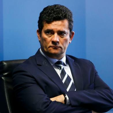 O ministro da Justiça e Segurança Pública, Sérgio Moro, participa da cerimônia de entrega do Selo Nacional de Responsabilidade Social pelo Trabalho_ Resgata.