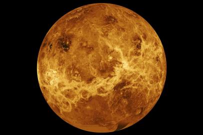 (FILES) This file photo released by NASA shows the planet Venus in a composite of data from NASAs Magellan spacecraft and Pioneer Venus Orbiter - NASA announced two new missions to Venus on June 2, 2021, that will launch at the end of the decade and are aimed at learning how Earths nearest planetary neighbor became a hellscape while our own thrived. (Photo by - / NASA/JPL-CALTECH / AFP) / RESTRICTED TO EDITORIAL USE - MANDATORY CREDIT AFP PHOTO / NASA/JPL-Caltech - NO MARKETING - NO ADVERTISING CAMPAIGNS - DISTRIBUTED AS A SERVICE TO CLIENTSEditoria: SCILocal: In spaceIndexador: -Secao: space programmeFonte: NASA/JPL-CALTECHFotógrafo: Handout<!-- NICAID(14799563) -->