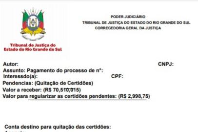 Golpistas se passam por advogados para extorquir autores de ações judicias no RS. Documentos com timbre do Banrisul e do Tribunal de Justiça são utilizados<!-- NICAID(14805187) -->