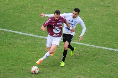 CAXIAS DO SUL, RS, BRASIL, 27/09/2020. Caxias x Tubarão, jogo válido pela segunda rodada do Campeonato Brasileiro 2020, Grupo 8. Jogo realizado no estádio Centenário. (Porthus Junior/Agência RBS)<!-- NICAID(14602526) -->