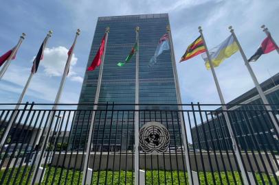 The United Nations headquarters building is seen on the East Side of Manhattan,in New York City, on June 8, 2021. (Photo by Daniel SLIM / AFP)Editoria: POLLocal: New YorkIndexador: DANIEL SLIMSecao: politics (general)Fonte: AFPFotógrafo: STF<!-- NICAID(14806902) -->