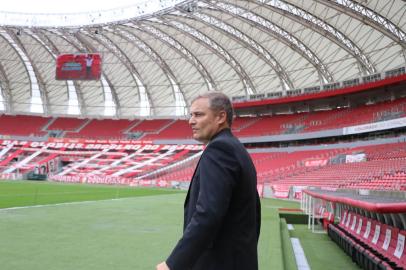 O uruguaio Diego Aguirre é apresentado como novo técnico do Inter.<!-- NICAID(14814570) -->