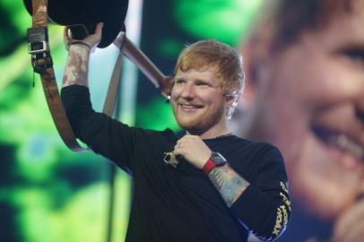 PORTO ALEGRE, RS, BRASIL, 17.02.2019. Show do Ed Sheeran em Porto Alegre, na Arena do Grêmio.FOTO: CAMILA DOMINGUES/AGÊNCIA RBS<!-- NICAID(13961729) -->