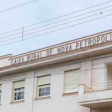 Prédio restaurado da Caixa Rural de Nova Petrópolis, primeira cooperativa de crédito do país. Entrega da primeira etapa do restauro será no sábado.<!-- NICAID(14823035) -->