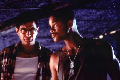 Independence Day de Roland Emmerich, com Jeff Goldblum e Will Smith.#PÁGINA: 9Pasta: 078394 Fonte: Fox Fotógrafo: Claudete Data Evento: 00/10/2003<!-- NICAID(1499836) -->