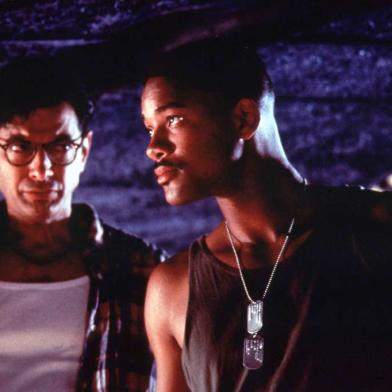 Independence Day de Roland Emmerich, com Jeff Goldblum e Will Smith.#PÁGINA: 9Pasta: 078394 Fonte: Fox Fotógrafo: Claudete Data Evento: 00/10/2003<!-- NICAID(1499836) -->