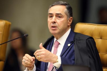 Ministro Roberto Barroso durante sessão administrativa do STF. Foto: Nelson Jr./SCO/STF  (18/03/2020)<!-- NICAID(14826269) -->