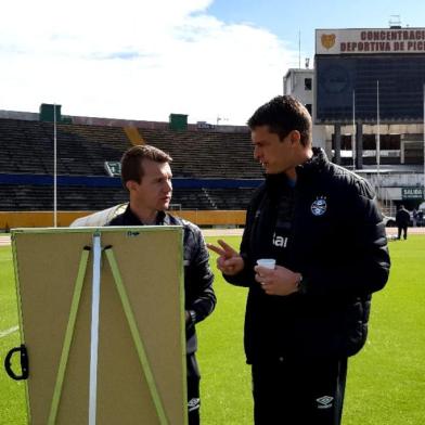 PORTO ALEGRE, RS - 06/07/2021 - Grêmio sobe auxiliar da transição para compor comissão técnica de Thiago Gomes.Ruimar Kunzel será o braço-direito interinamente no profissional. FOTO: Rodrigo Fatturi / Grêmio / Divulgação<!-- NICAID(14826887) -->