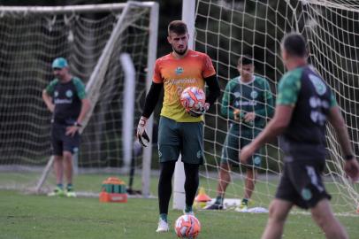 CAXIAS DO SUL, RS, BRASIL, 14/02/2019 - Treino do Juventude no CT. (Marcelo Casagrande/Agência RBS)<!-- NICAID(13958437) -->