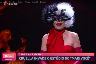 Ana Maria Braga se caracteriza de Cruella no Mais Você<!-- NICAID(14840485) -->