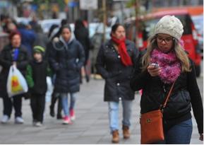 MÍNIMA DE 9,7CA sensação de frio foi maior, em função dos ventos de até 60km/h