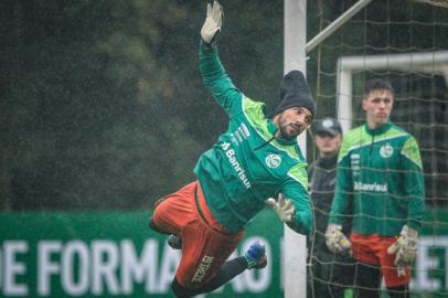 Goleiro Marcelo Carné, do Juventude.<!-- NICAID(14843455) -->