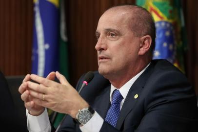 Ministro da Casa Civil da Presidência da República, Onyx Lorenzoni, durante a 15ª Reunião do Conselho de Governo, no Palácio do Planalto.<!-- NICAID(14154397) -->