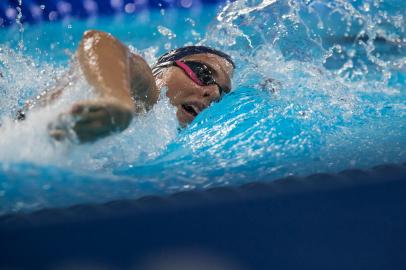 6/8/2019 ¿ Jogos Pan-Americanos Lima 2019 ¿ Lima (PER) - Provas preliminaes de natação no Complexo Aquático Videna. Na foto, a atleta Viviane Jungblut durante a prova dos 400m livre.<!-- NICAID(14805980) -->