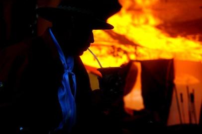 CAXIAS DO SUL, RS, BRASIL, 14/09/2015. Pavilhões da Festa da Uva. Acampamento Farroupilha, fotos para contra temática sobre Tradicionalismo. (Roni Rigon/Pioneiro)