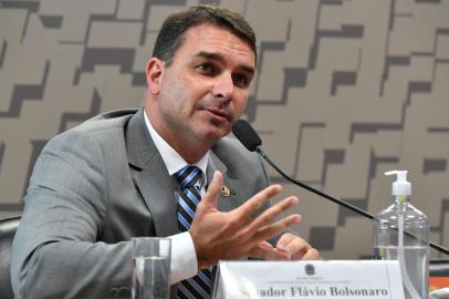 Comissão de Desenvolvimento Regional e Turismo (CDR) realiza reunião para instalação e eleição de presidente e vice-presidente para o biênio 2021/2022. À mesa, vice-presidente eleito da CDR, senador Flávio Bolsonaro (Republicanos-RJ). Foto: Leopoldo Silva/Agência Senado<!-- NICAID(14770564) -->