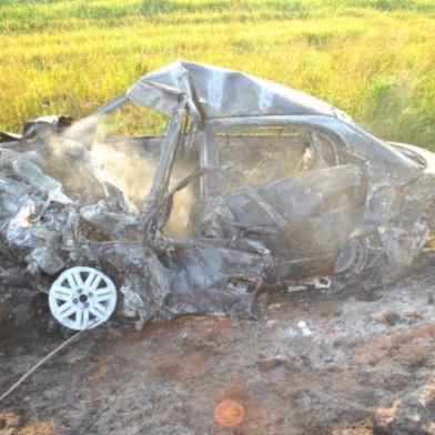 Preso motorista envolvido em acidente com duas mortes na BR-285, em Santa Bárbara do Sul<!-- NICAID(14857161) -->