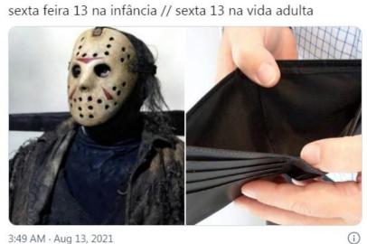 O que é a sexta-feira 13 perto de...: internautas fazem memes minimizando as superstições da data; confira<!-- NICAID(14861806) -->