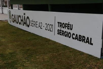 VERANÓPOLIS, RS, BRASIL (06/08/2021)preparação do Veranópolis para a Divisão de Acesso no Estádio Municipal Antônio David Farina. (Antonio Valiente/Agência RBS)<!-- NICAID(14856337) -->