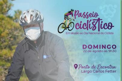 Neste domingo, dia 22, a Prefeitura de Farroupilha, através do Departamento de Trânsito, com o apoio da Defesa Civil, promove um passeio ciclístico para lembrar o Dia do Ciclista. A data é comemorada em 19 de agosto para homenagear o ciclista Pedro Davison, que morreu atropelado aos 25 anos, no ano de 2006.<!-- NICAID(14866591) -->