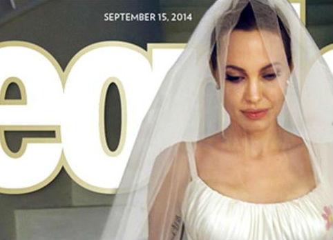 casamento Angelina Jolie, vestido, noiva, Brad Pitt