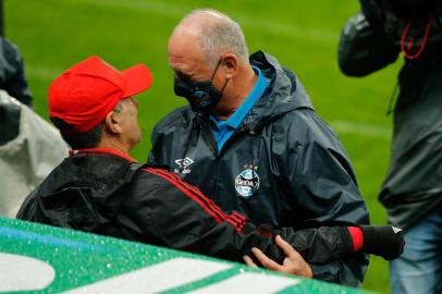 Partida do Grêmio vs Flamengo na Arena do Grêmio pela Copa do Brasil.Foto: Marco Favero/Agência RBSIndexador: Felix Zucco<!-- NICAID(14872398) -->